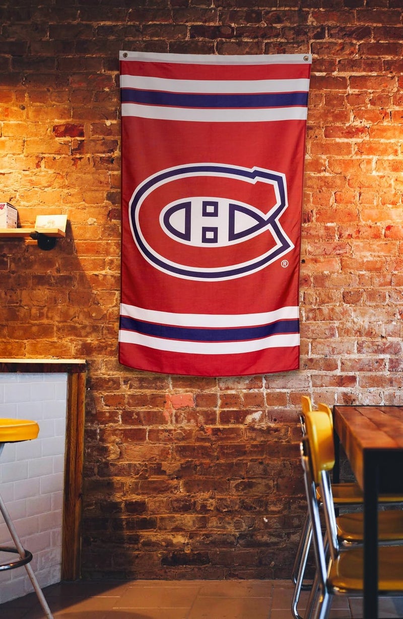 Calhoun NHL Officially Licensed Indoor Team Logo Wall Banner - Montreal Canadiens (30" by 50") - Image 2